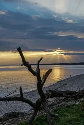 Humber Estuary Sunset Wall Art Prints