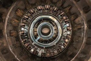 Jet Engine Exhaust Canvas Wall Art