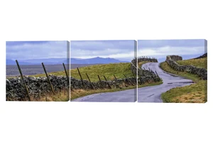 View Over Malham Moor 3 Piece Canvas Wall Art