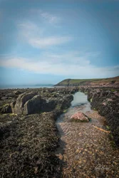 Manorbier Beach Wales Wall Art Prints