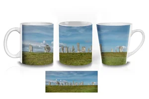 Wide Angle Callanish Standing Stones Coffee Mugs