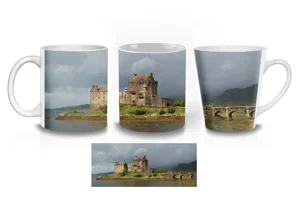 Sunlight On Eilean Donan Castle Coffee Mugs