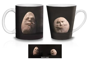 Rude Rock Face Coffee Mugs