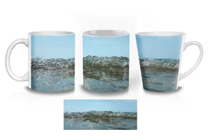 Frozen Ripples Coffee Mugs