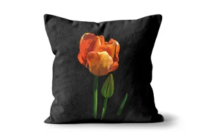 Orange Tulip Pop Art Scatter Cushions