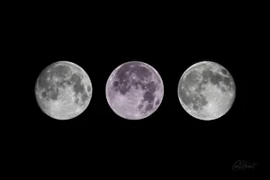 Three Day Pink Moon Wall Art Prints