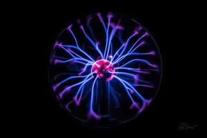 Lightening Ball Art Prints