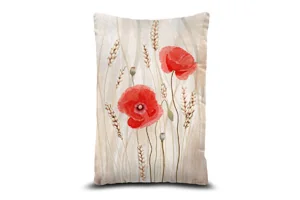 Poppies and Corn Bolster