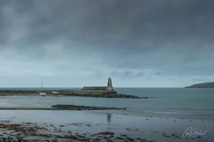 Port Logan Pier and Lighthouse Art Prints
