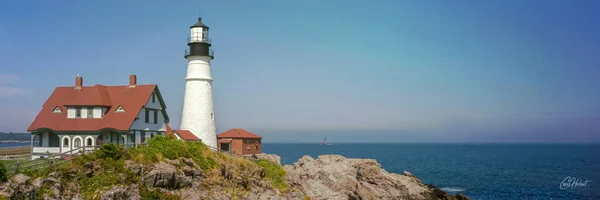 Portland Head Lighthouse Panoramic Art Prints