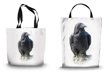 The Raven Shopping Tote Bags
