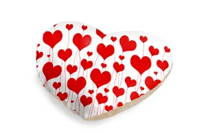 Red Heart Flowers Heart-Shaped