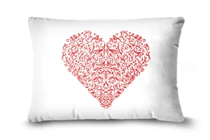 Scroll Heart Bolster
