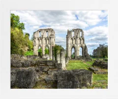 Roche Abbey Mounted Print