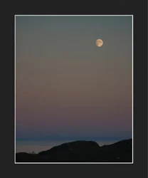 Sunset at Arnish Point Mounted Print