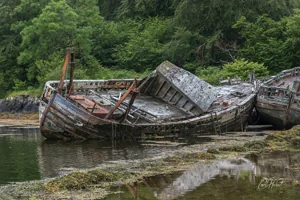 Abandoned Scottish Boats Wall Art Prints