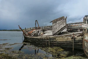 Isle of Mull Boat Ruins Wall Art Prints