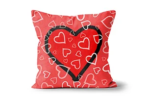 Scattered Hearts Scatter Cushions