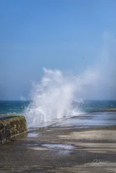 Seaham Harbour Sea Spray Wall Art Prints