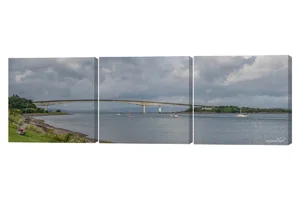 Skye Bridge 3 Piece Canvas Wall Art