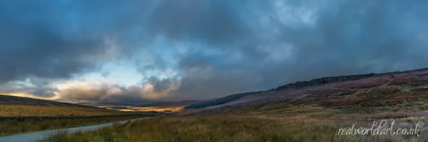 Sunset at Stanage Edge Panoramic Art Prints