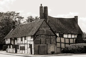 A Crooked House Wall Art Prints