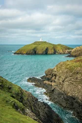 Lighthouse at Strumble Head Art Prints