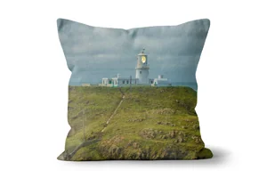 Strumble Head Lighthouse at Dusk Scatter Cushions
