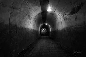 Monochrome Thurgoland Tunnel Wall Art Prints
