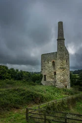 Abandoned Unity Cornish Tin Mine Wall Art Prints