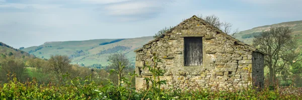 Old Yorkshire Barn Panoramic Art Prints