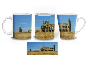 Whitby Abbey Sunset Coffee Mugs