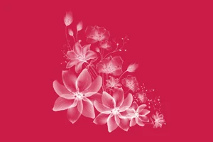 White Etherial Flowers Art Prints