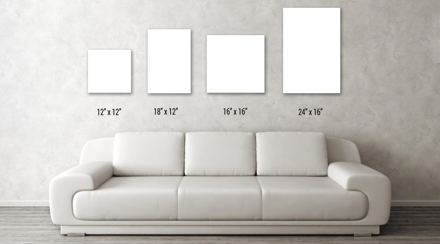 Canvas Print Size Examples