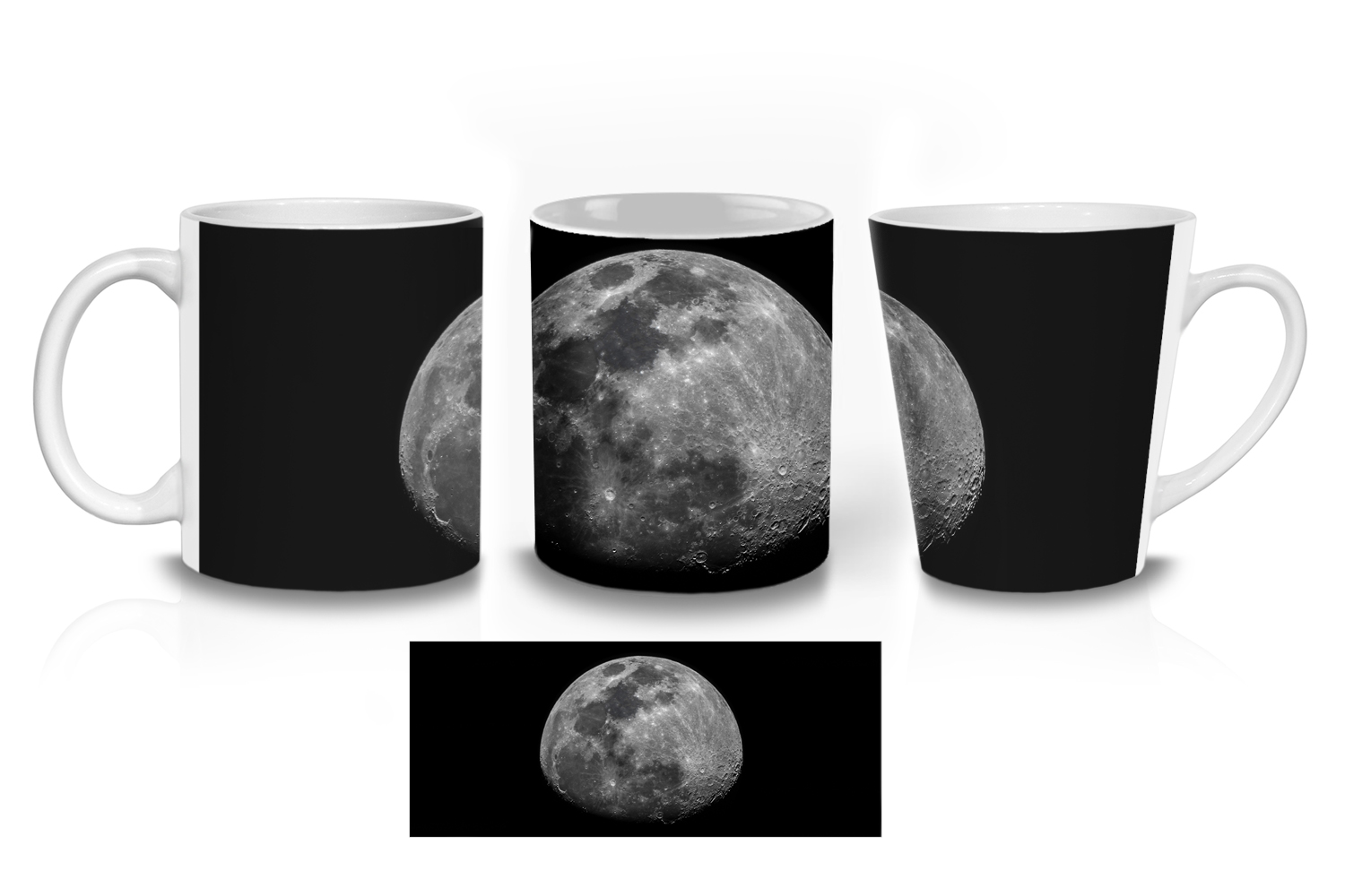 Half Moon Ceramic Mug Sets