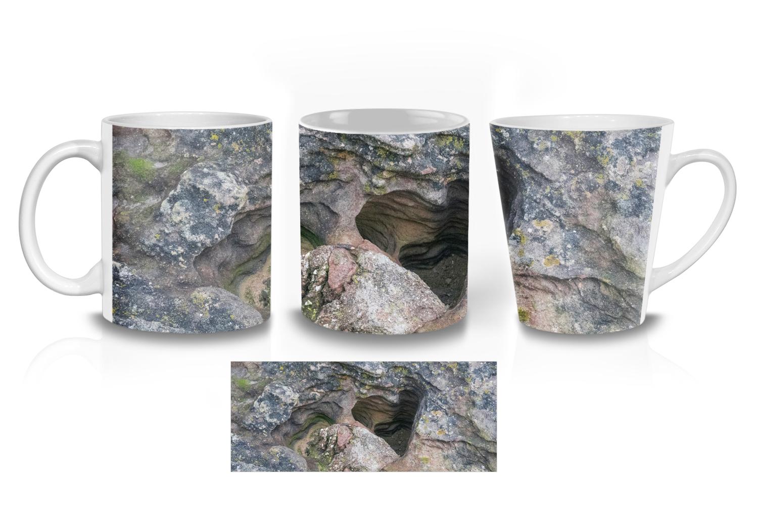Hearts in Rock Ceramic Mug Sets