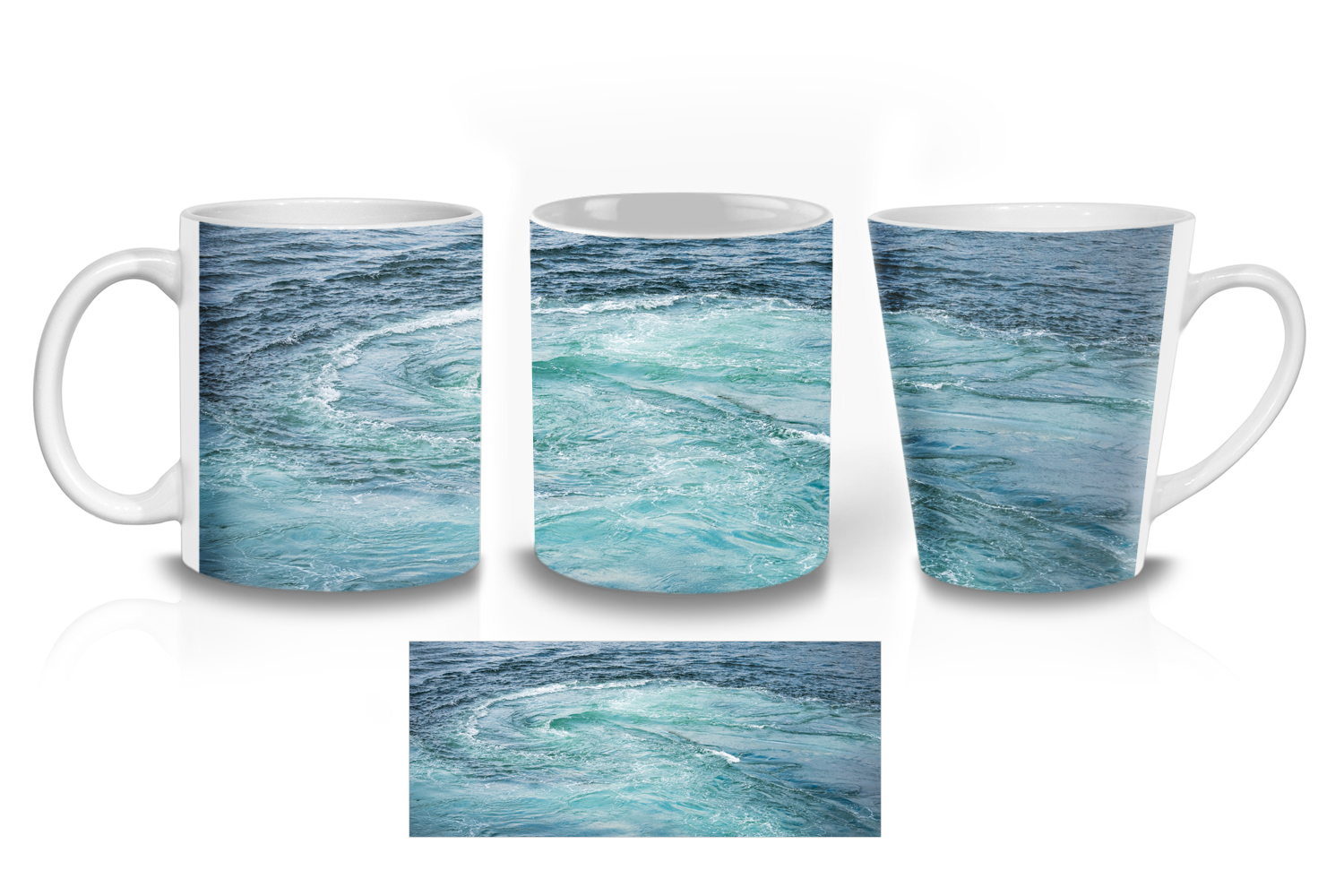 Waves Ceramic Mugs