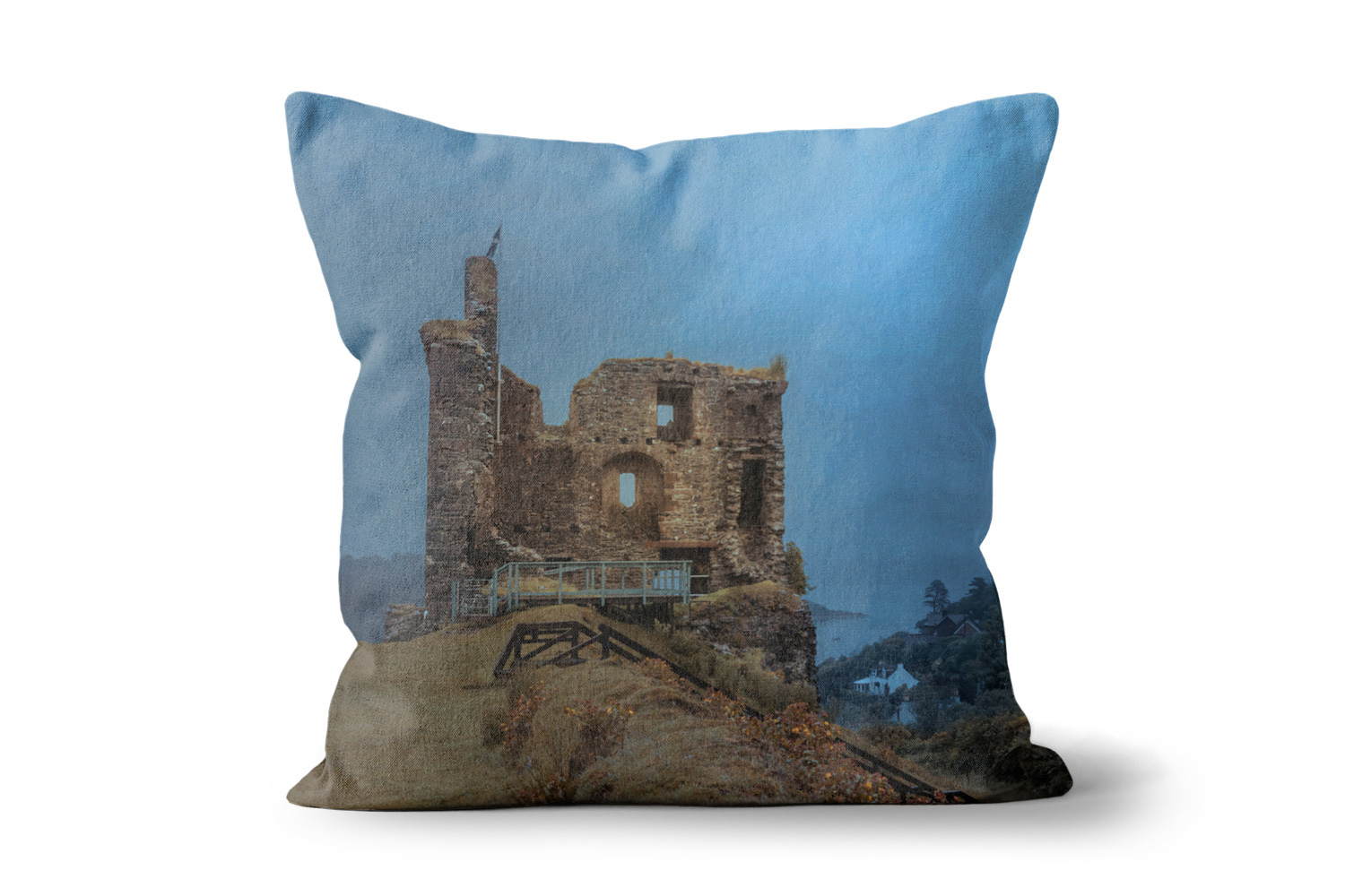 Tarbert Castle 18in x 18in Throw Cushion