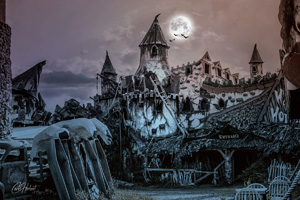 Haunted House Wall Art by Carol Herbert