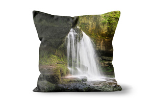 West Burton Waterfall Cushions by Carol Herbert