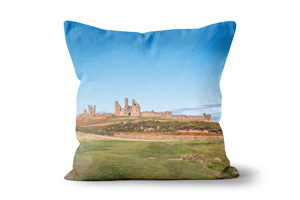 Dunstanburgh Castle 2 Throw Cushion