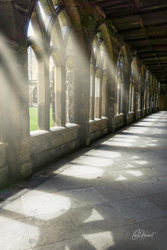 Photograph of Durham Cathedral Cloisters Dibond Mounted Art Print