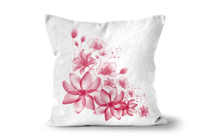 Etherial Flowers Cushions by Carol Herbert