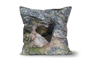 Rock Heart Cushions by Carol Herbert