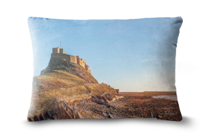 Lindisfarne Castle 19in x 13in Oblong Throw Cushion