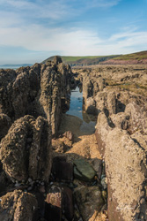 Manorbier Beach Rocks Art Print Options