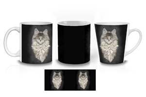 Maine Coon Cat Mug Options
