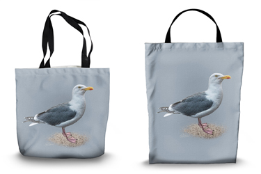 Seagull Canvas Tote Bag Options