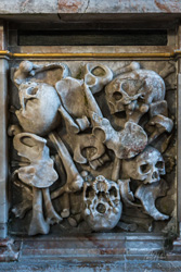 Skulls 1 Wall Art by Carol Herbert