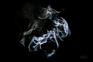 Smoke Spiral  Art Print